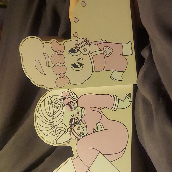 Heavy duty wood pink astro pop spacey cutesy 60s mod. Artist esther Kim. - Picture 1 of 4